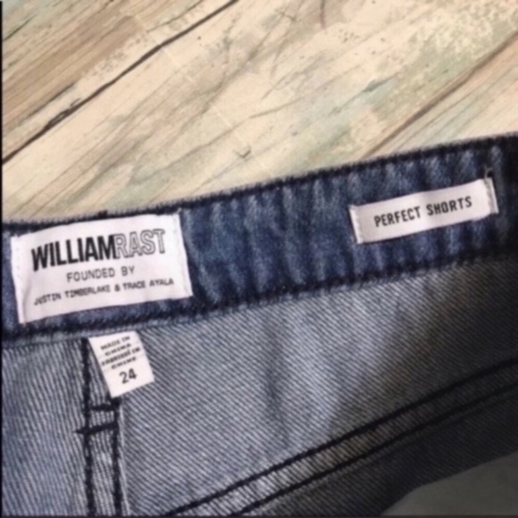 NWT William Rast Patchwork Denim Shorts - Picture 2 of 4